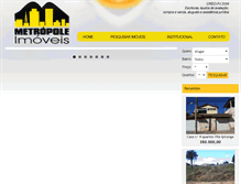 Tablet Screenshot of metropoleimobiliaria.com